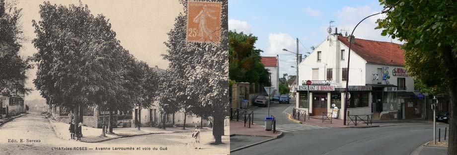 Les Amis du Vieux L'Haÿ - L'Haÿ Les Roses - Angle Rue du Gue Avenue Larroumes